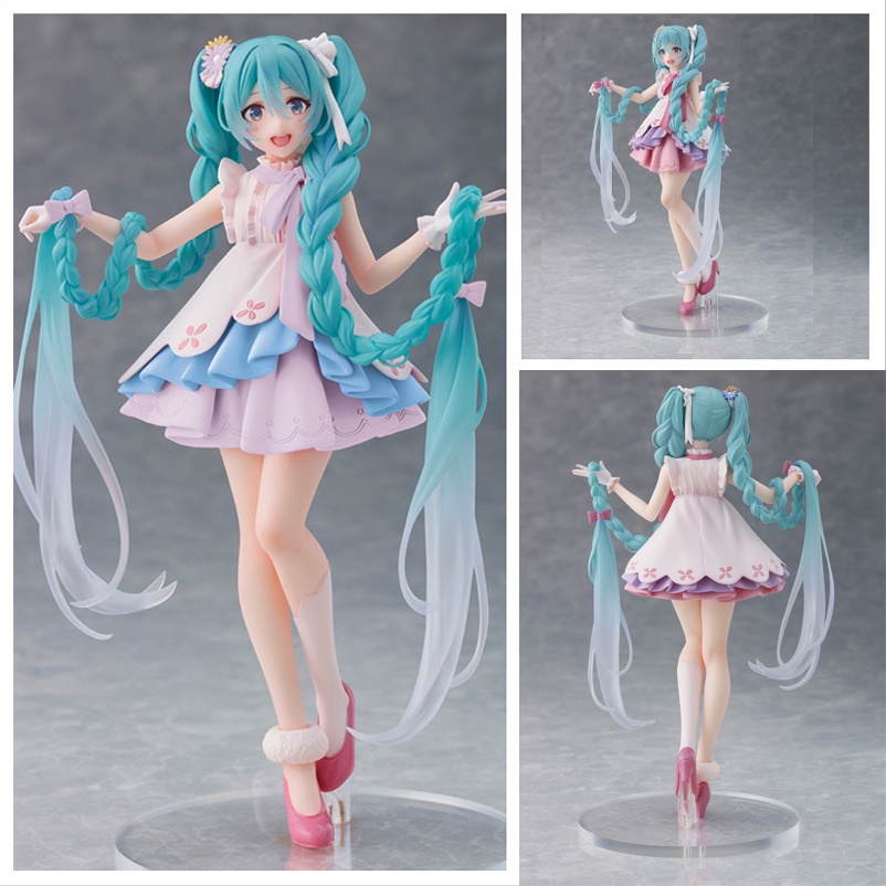 Mainan Action Figure Anime Hatsune Miku Kawaii Little Devil Bahan PVC Ukuran 15CM Untuk Hadiah Ulang Tahun Anak