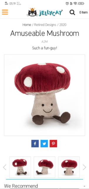 jellycat mushroom