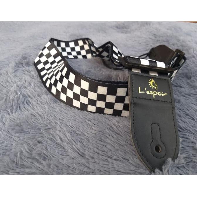 Impor Termurah L'Espoir Strap Gitar Akustik / Strap Gitar Listrik / Strap Gitar Bass Ori Real Pict.