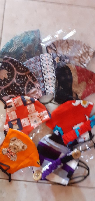 Masker Motif Anak Dn Batik