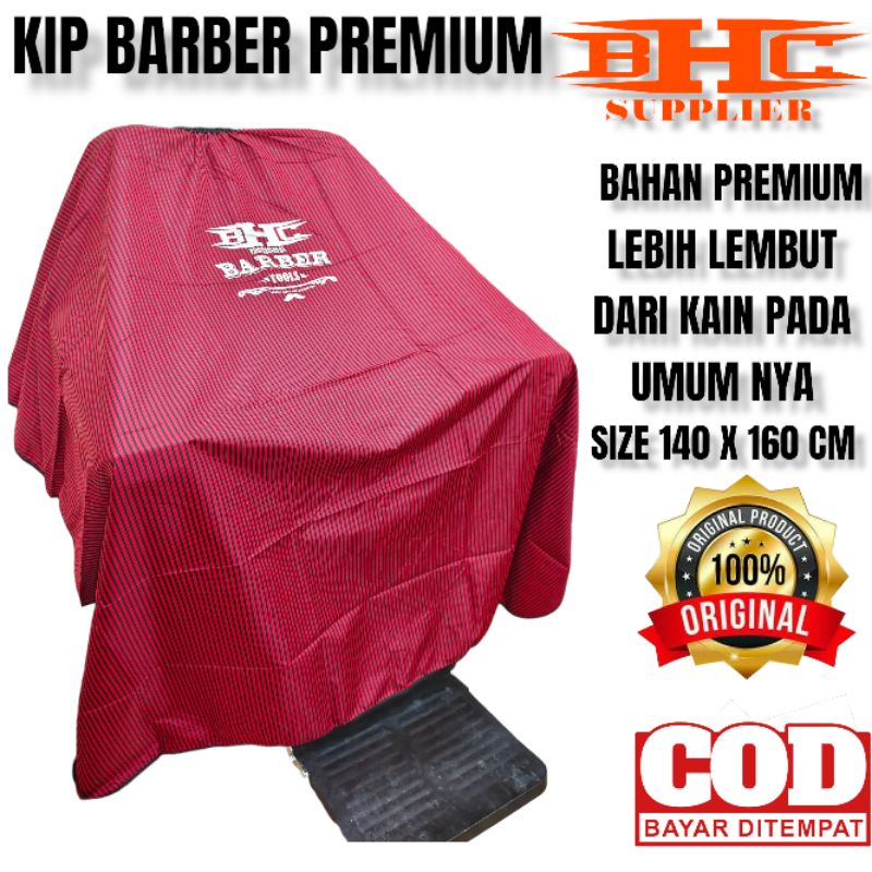 KIP BHC BARBER PREMIUM / KAIN PANGKAS RAMBUT / BARBER CAPE / KIP BARBERSHOP