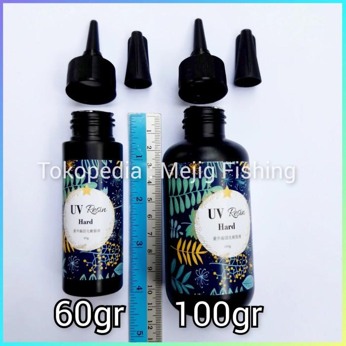 Kail | Resin Ultraviolet 60Gr 100Gr Untuk Assist Hook / Uv Resin Bening Keras