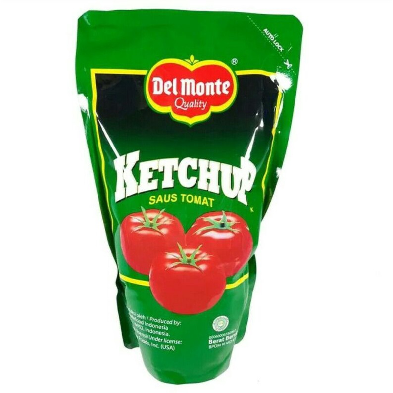 

DELMONTE SAUS TOMAT / SAOS TOMAT / TOMATO SAUCE / DEL MONTE KETCHUP REFILL - 1 KG