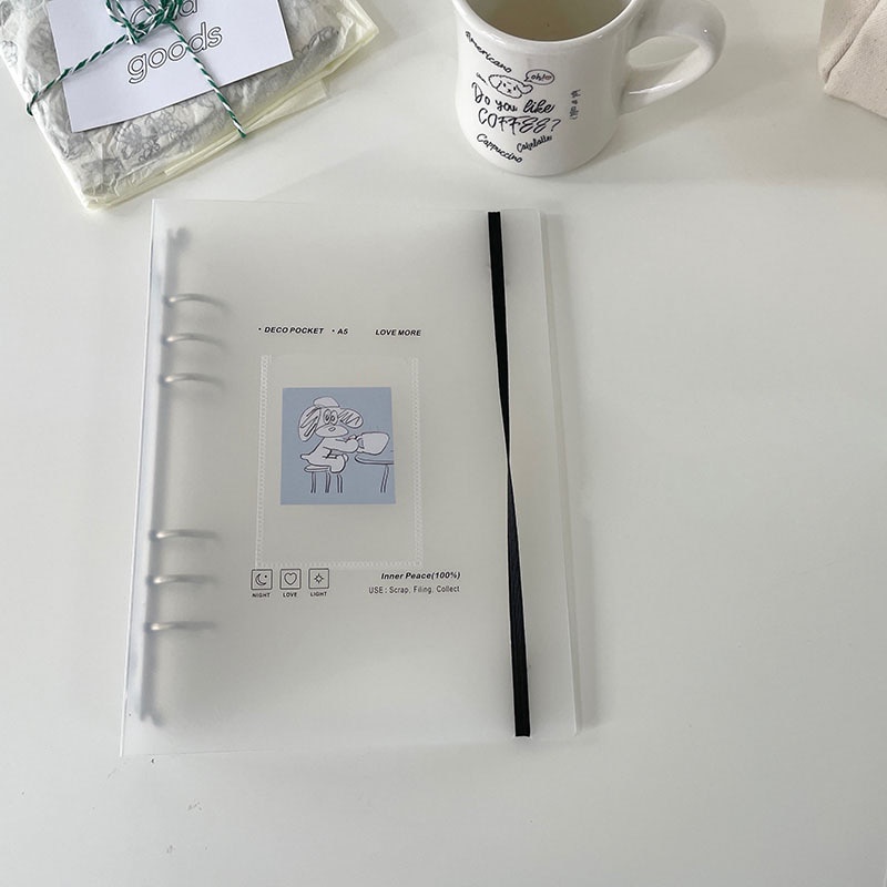 Buku Album Foto / Kartu Ukuran A5 Gaya Korea