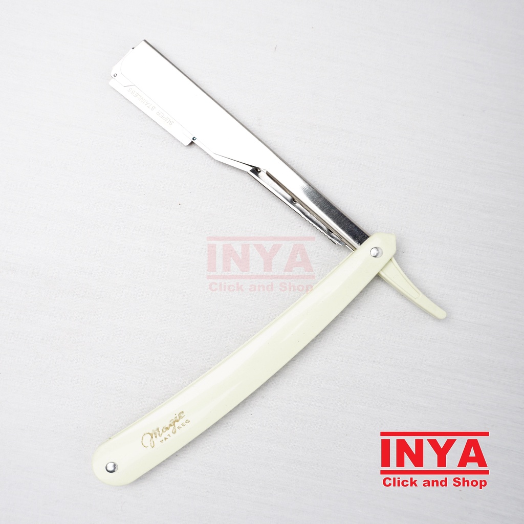 PISAU CUKUR LIPAT REFILL SILET MAGIC - STRAIGHT RAZOR SHAVE HAIRCUT