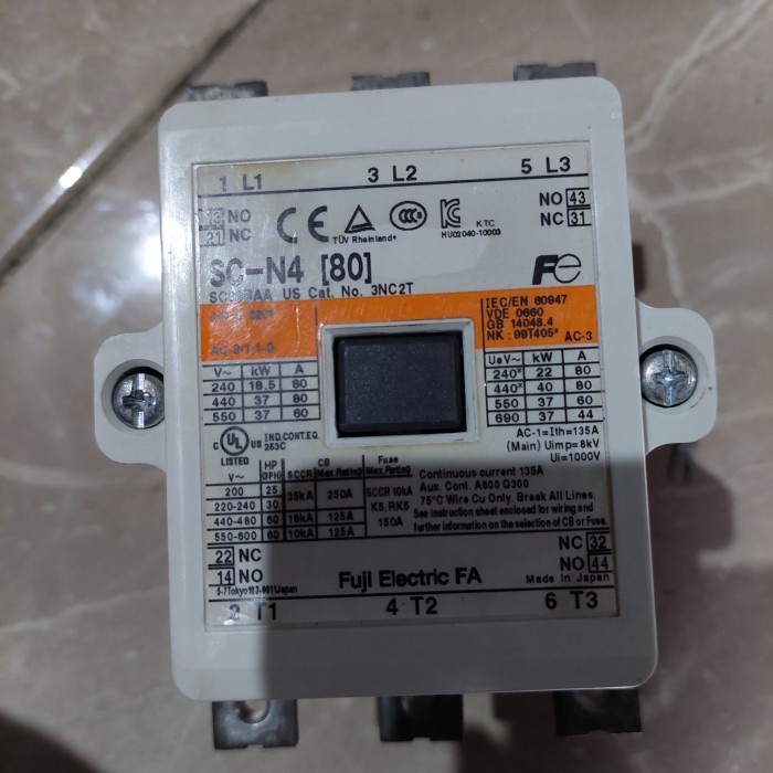 SCN -4 (80) coil 220v merek fuji.