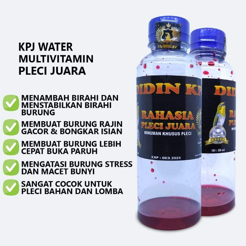 DIDIN KPJ WATER TERMURAH 100% ORIGINAL