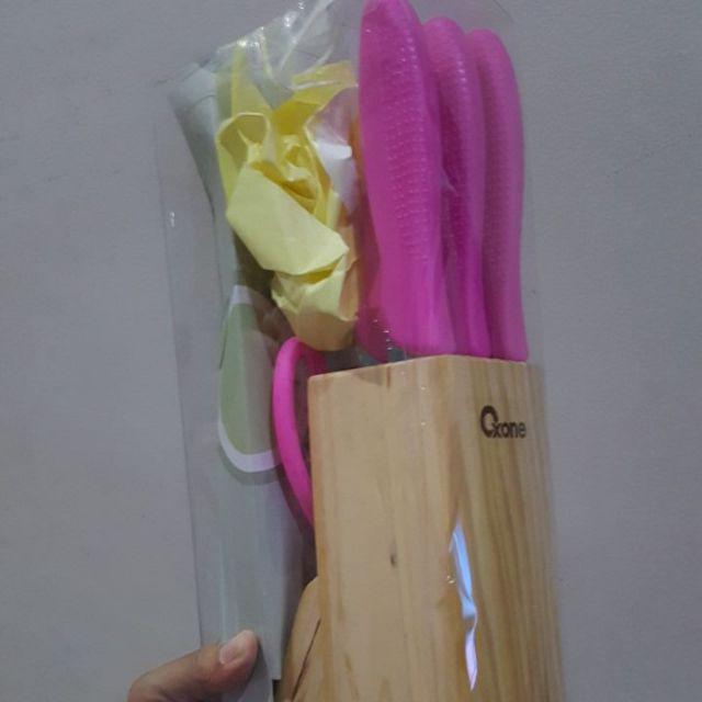 Ox 961 Pisau Dapur Set Warna Oxone Termurah!!! Dan Free Ongkir!!! Hhp