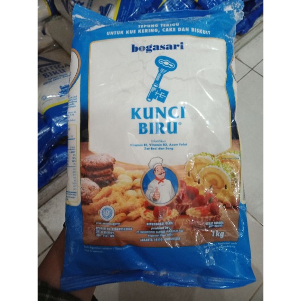 

Tepung Terigu Bogasari Kunci Biru 1Kg