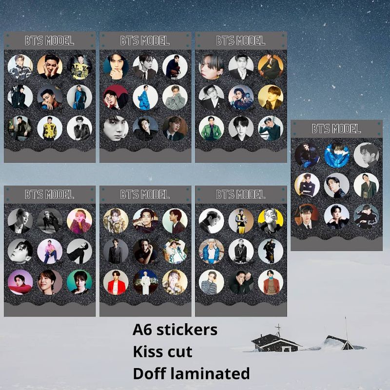 

BTS STICKER A6