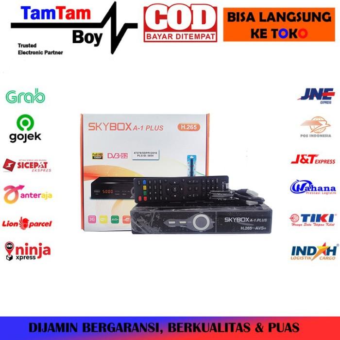 Receiver Parabola Skybox A1 Plus Hevc H.265 Tandberg Power Vu Bisskey