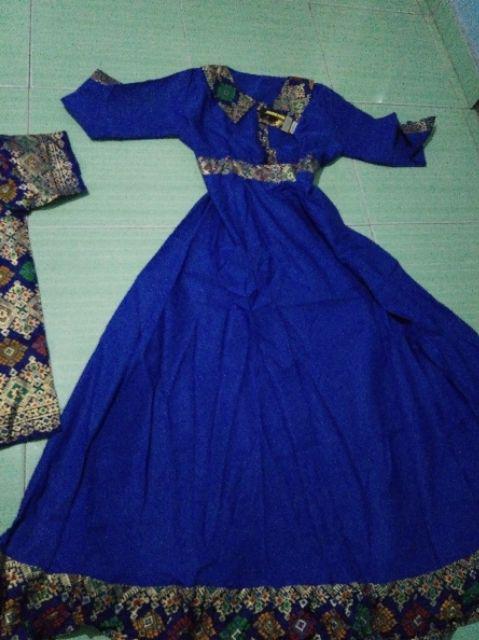 Batik Couple Keluarga Model Gamis Glamour Rok Lebar/batik Couple Family Ayah Ibu Anak Cewek & Cowok