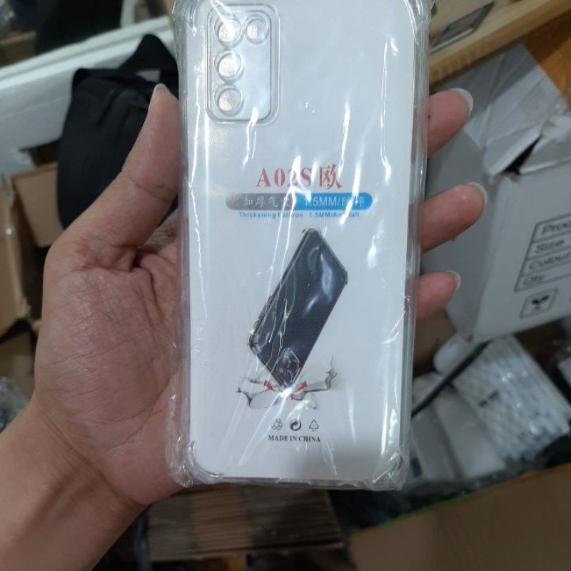 SAMSUNG A02S CASE SOFTCASE CLEAR BENING ANTI CRACK, CASE PROTECT CAMERA