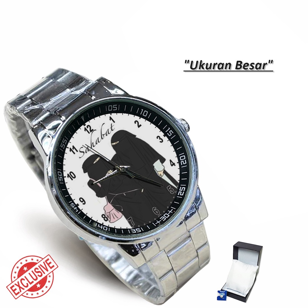 Jam Tangan Rantai Couple HIJAB MOTIF - 2 (Nice)