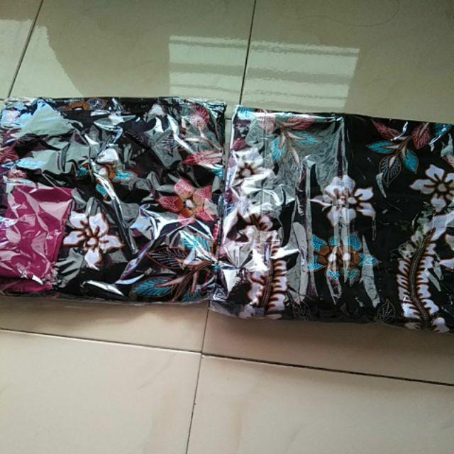 Batik Couple Keluarga Sania Ruffle Ori Ndoro Jowi Dnt Motif Cendrawasih Pelangi Kombinasi