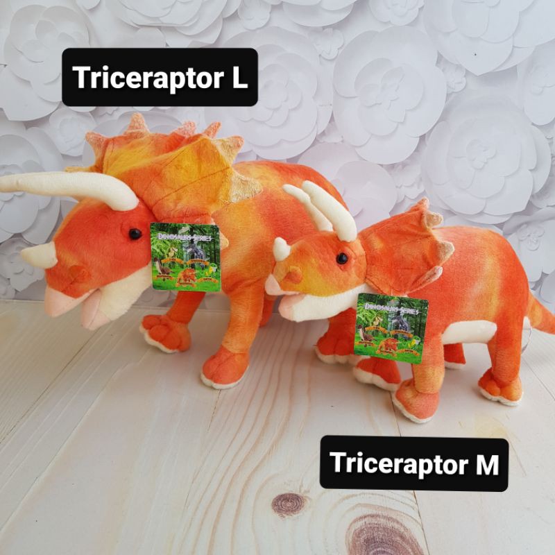 BONEKA DINO / DINOSAURUS BRONTOSAURUS TYREX SPINOSAURUS TRICERAPTOPS SPINOSAURUS