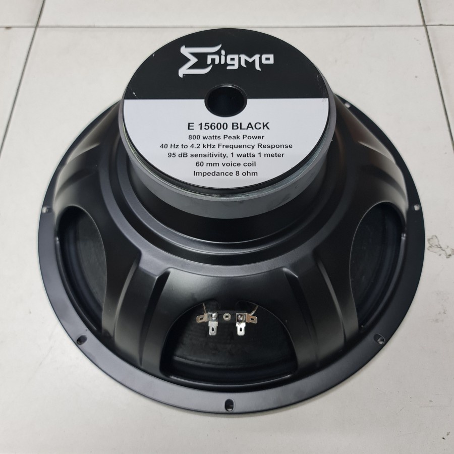 Speaker Enigma 15" inch E 15600 Black E15600 E15600Black