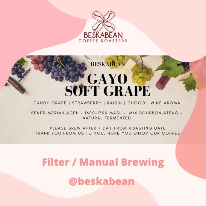 

[ COD ] kopi aceh gayo wine LIMITED EDITION Kode 185