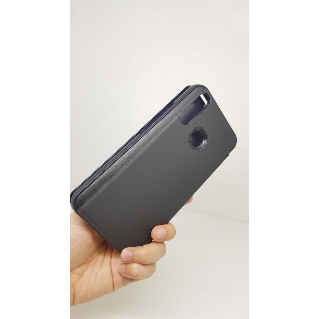 Flip Mirror Vivo Y12 Y15 Y17 6.35 inchi Clear View Standing Cover Vivo Y3 AUTOLOCK