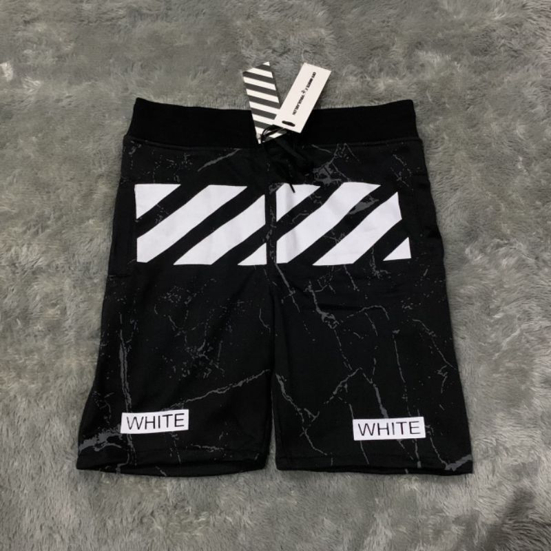 Celana Pendek Short Pants Off White Marble