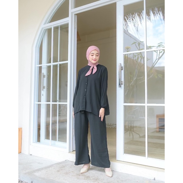 BEST SELLER | BISA COD | Daily set pejamas panjang premium busui - piyama lengan panjg rayon premium-4