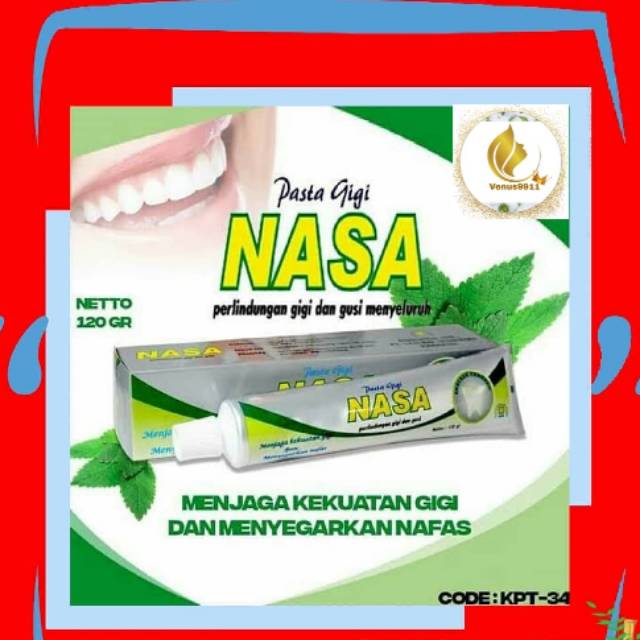 PASTA NASA PASTA GIGI NASA HERBAL WHITENING