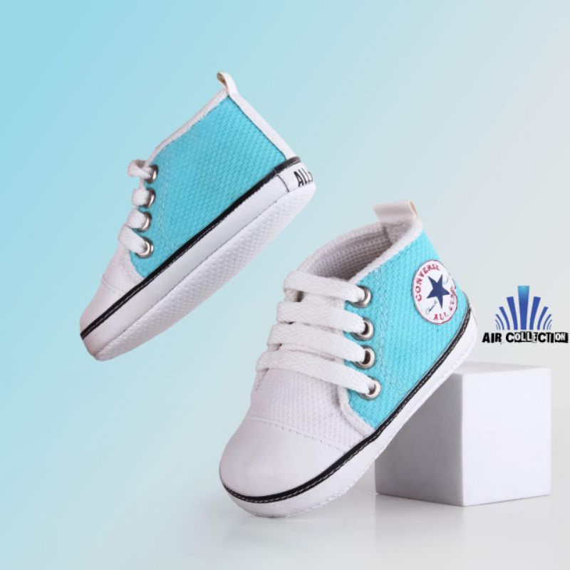 Sepatu Bayi Perempuan 0-12 Bulan Combi Prewalker Belajar Jalan Sneakers Baby - Air Collection