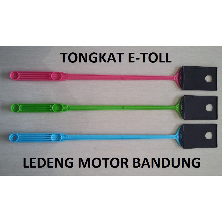 Tong E-Toll Tongkat Gagang Plastik Kartu GTO Gerbang Tol Mobil E-Money