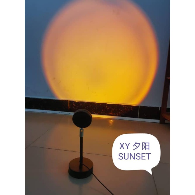 Lampu Proyektor Sunset Lamp Rainbow Lamp Projector Light Tiktok Sunset Terpercaya Shopee Indonesia