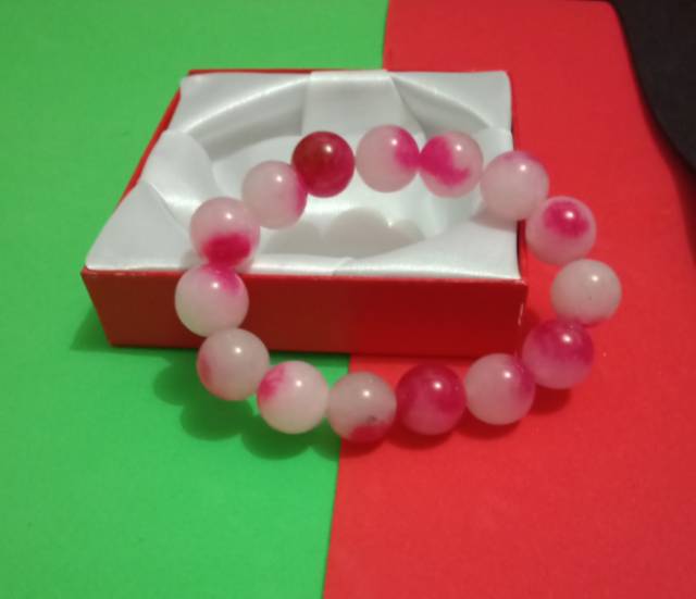 Gelang giok warna warni 10 mm, minimal beli 2 pc yah