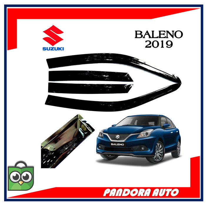 TALANG AIR MOBIL SUZUKI ALL NEW BALENO 2019 MODEL SLIM AKRILIK HITAM