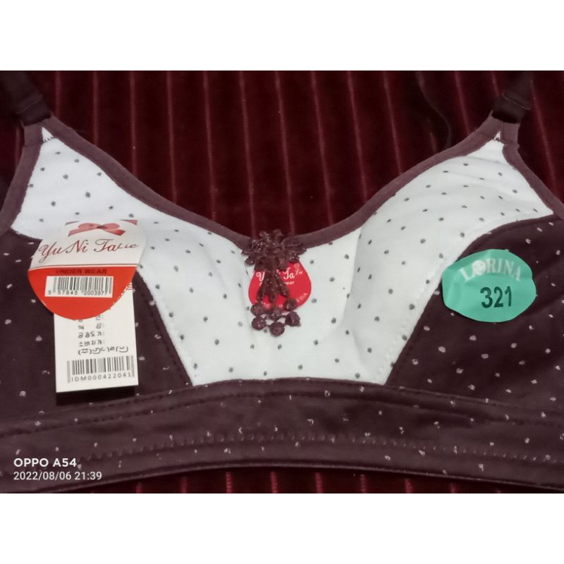 Bra remaja pelajar Tampa kawat.tampa busa. Sport Bra promo 1 pcs