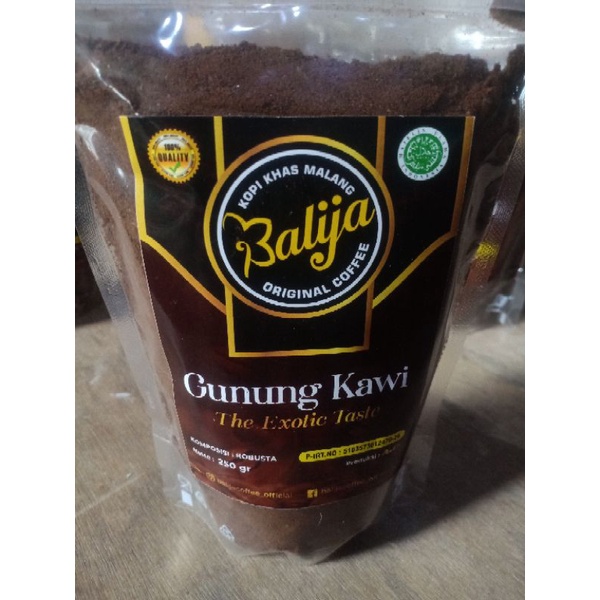 

Balija Kopi Khas G.Kawi Jawa Timur