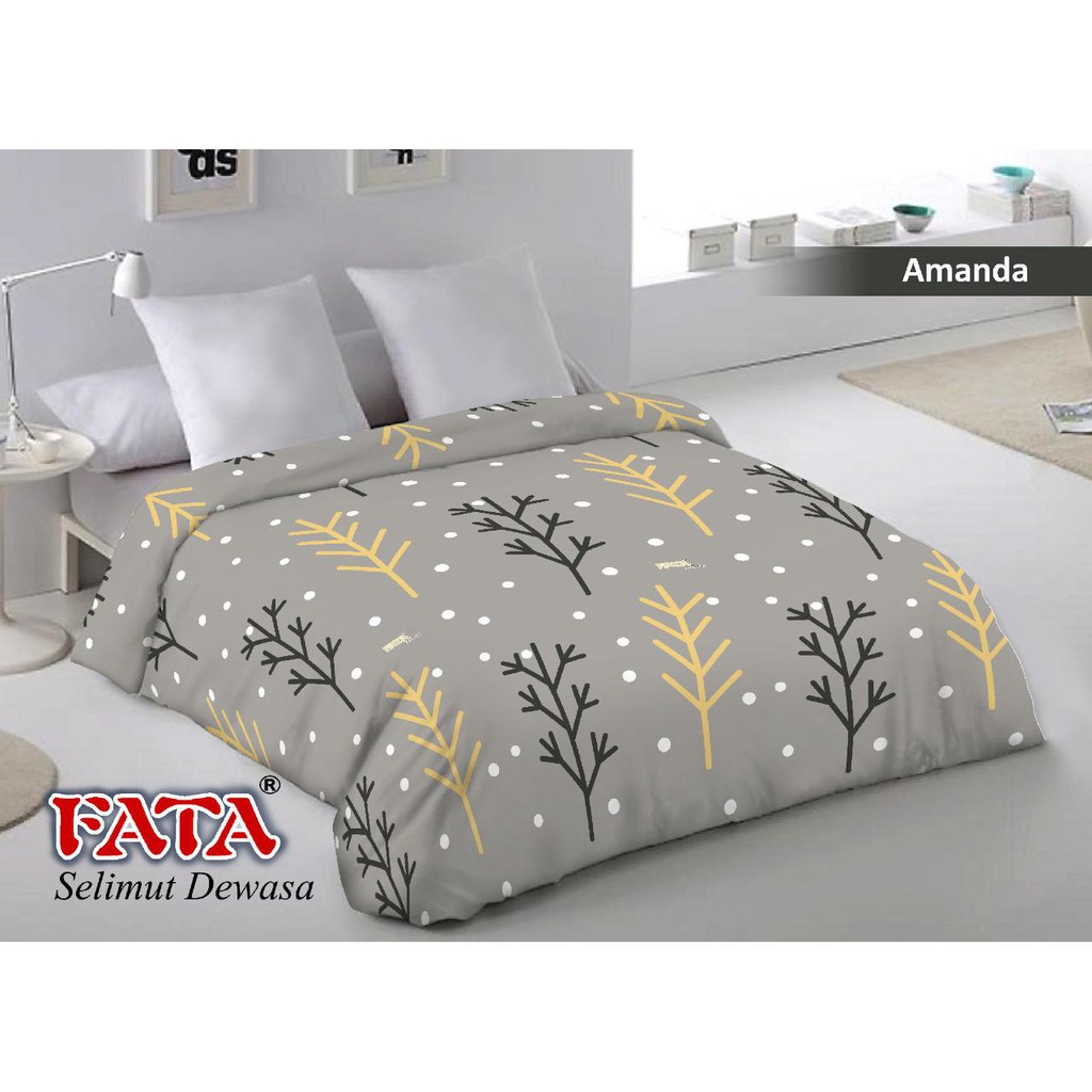 SELIMUT BAHAN BULU MERK FATA UKURAN 200X200-AMANDA