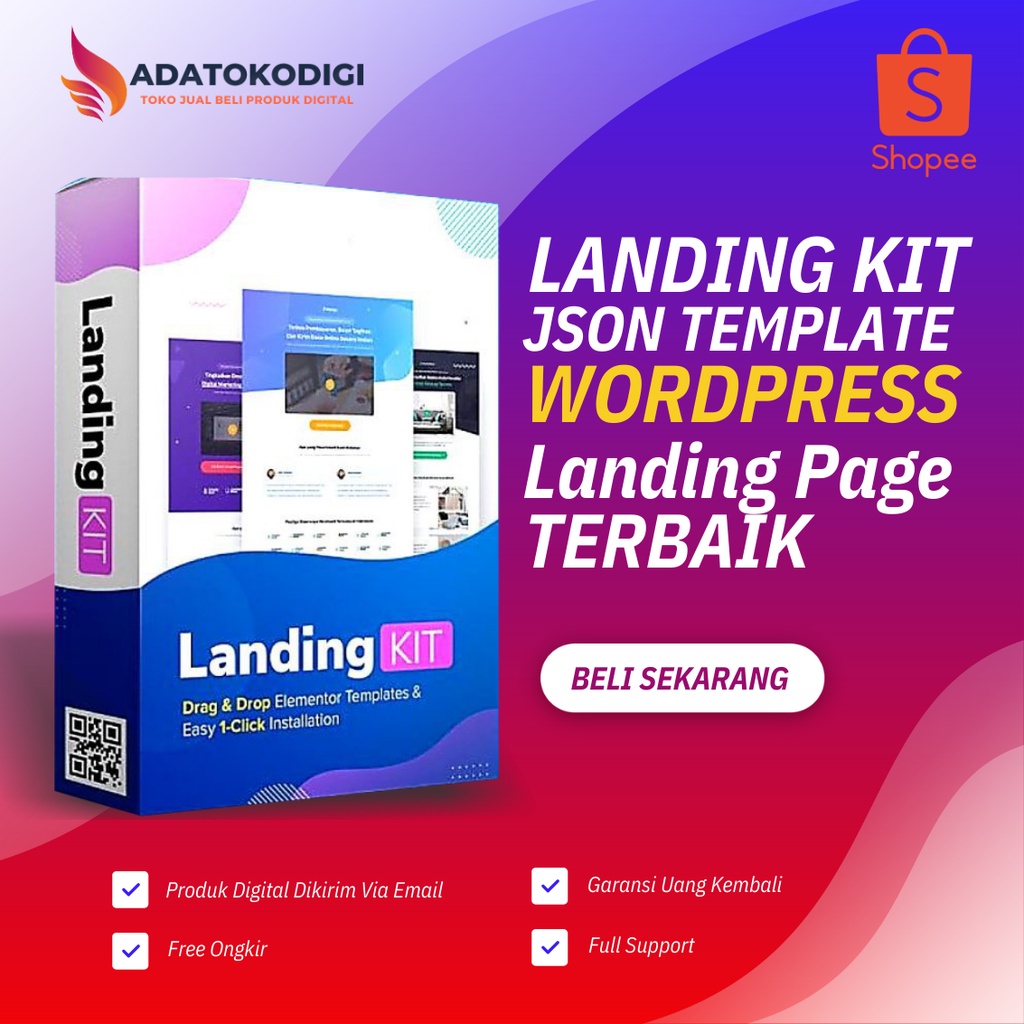 LandingKIT Elementor Template || Landing Page Wordpress PREMIUM