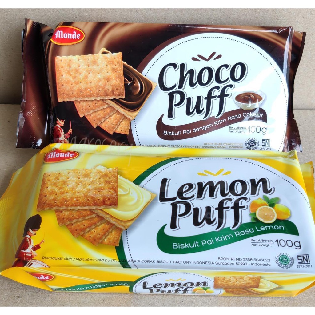 

MONDE CHOCO / LEMON PUFF 100gr