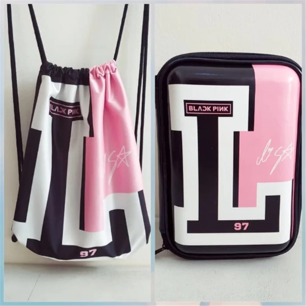 

Special Edition PAKET TAS SERUT PLUS HPO Kotak Pensil KPOP BLACKPINK Lisa