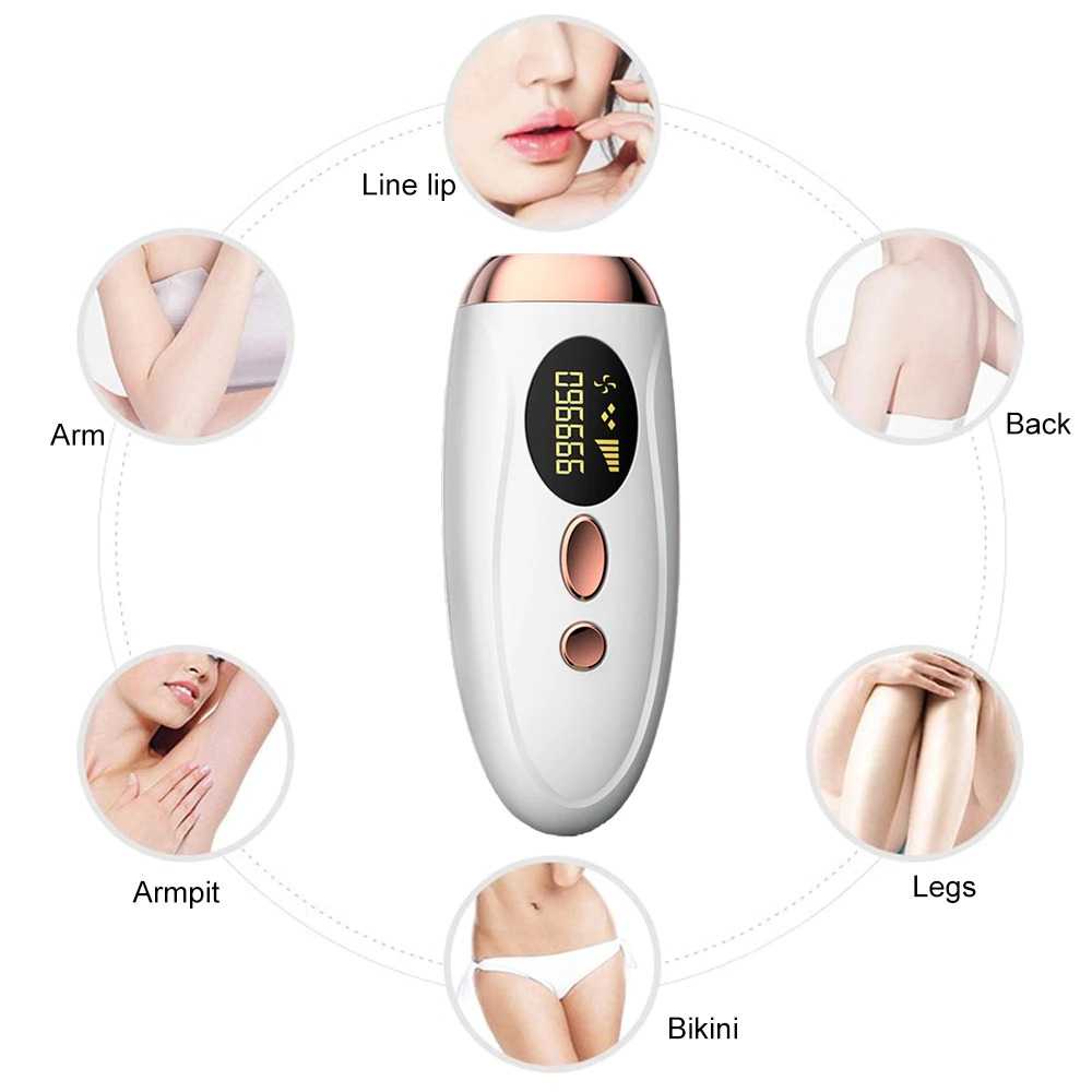 Alat Laser Hair Epilator Permanent Hair Removal Flash Penghilang Rambut Bulu Permanen Kaki Ketiak Kemaluan Waxing