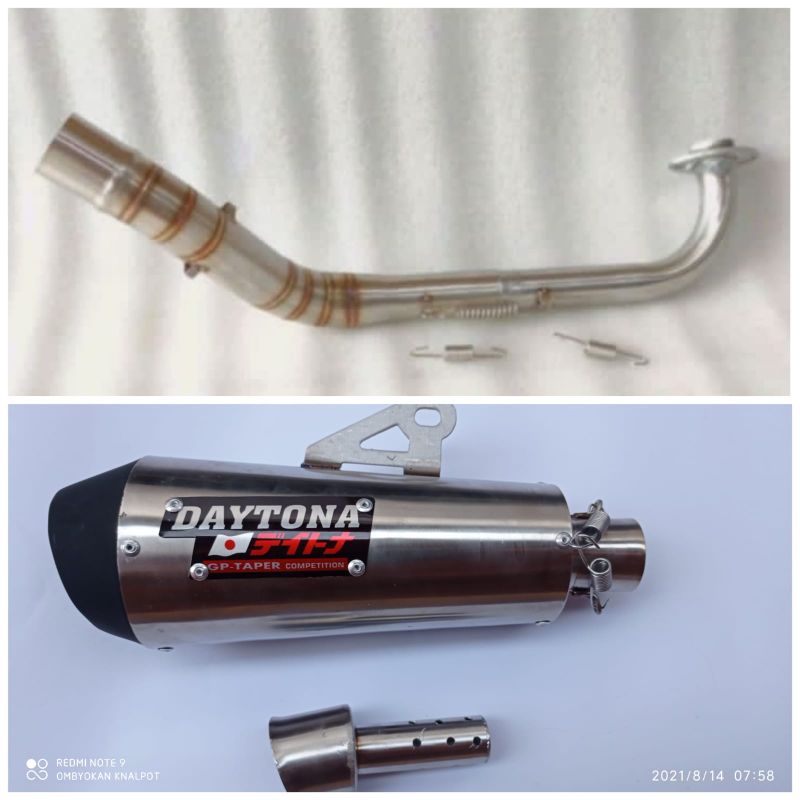 knalpot daytona fullset Nmax
