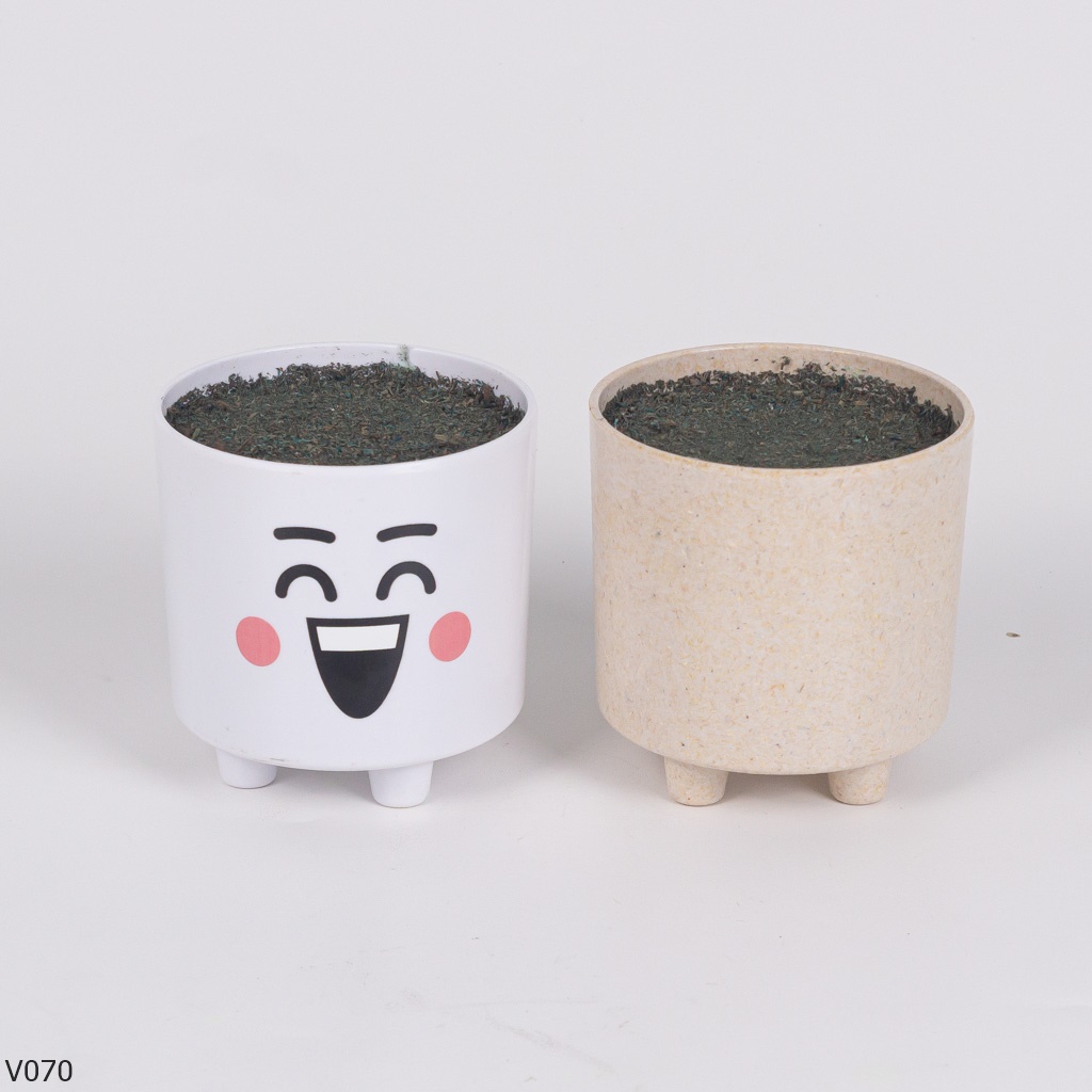 Vas Bunga Melamin V070 (Busa+lumut)