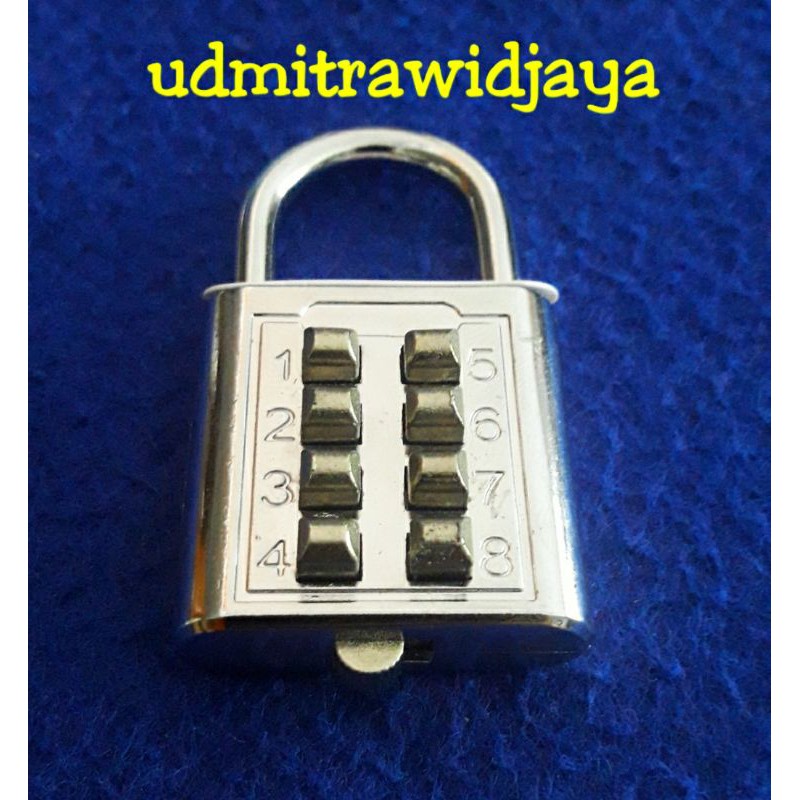 Gembok Kode Angka / Number Padlock 8digit