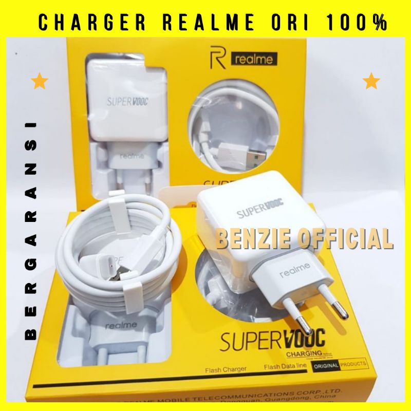 Charger realme ori 20watt vooc flash charging