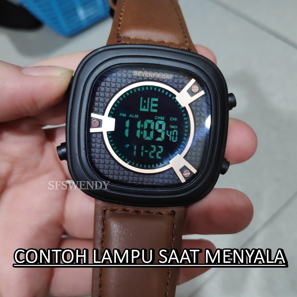 Jam tangan G Shock GWG1000 Tali Coklat Brown Jam tangan pria dual time digital water resist