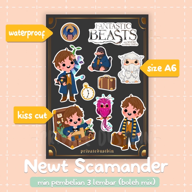 

Sticker Newt Scamander