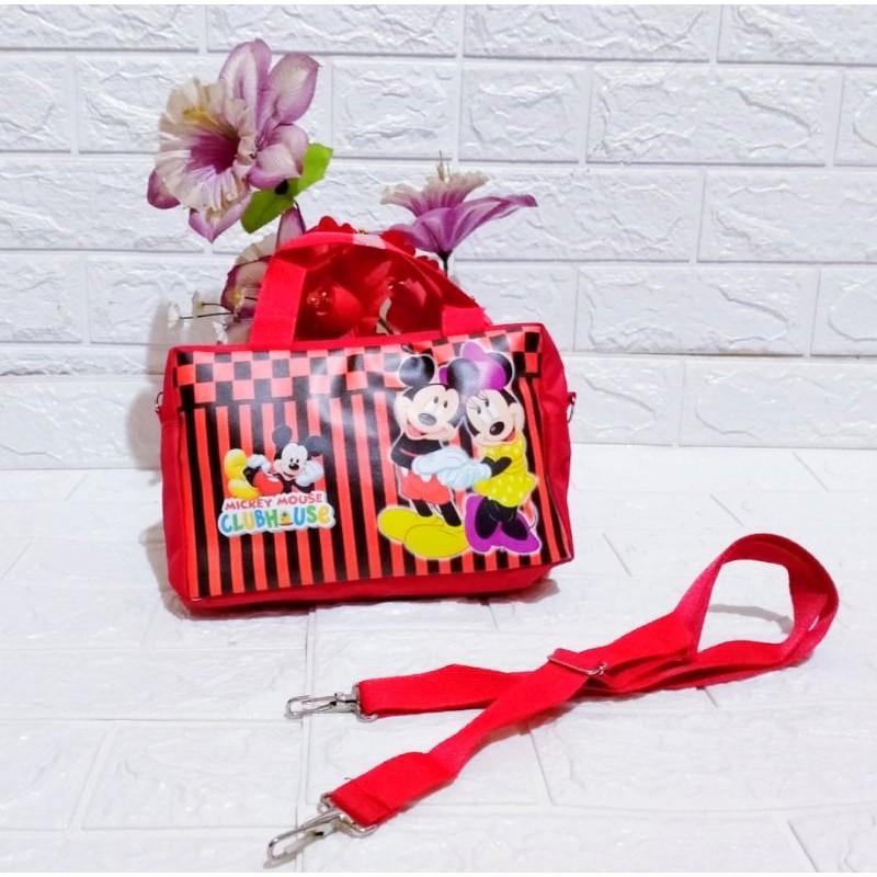 tas travel organizer karakter/tas selendang kecil