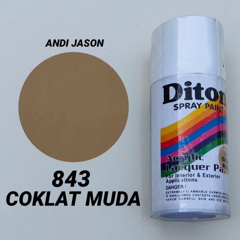 DITON CAT SEMPROT 300CC NO 843 COKLAT MUDA