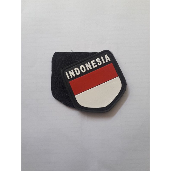 Emblem Patch Rubber Bendera indonesia/palestina/Garuda