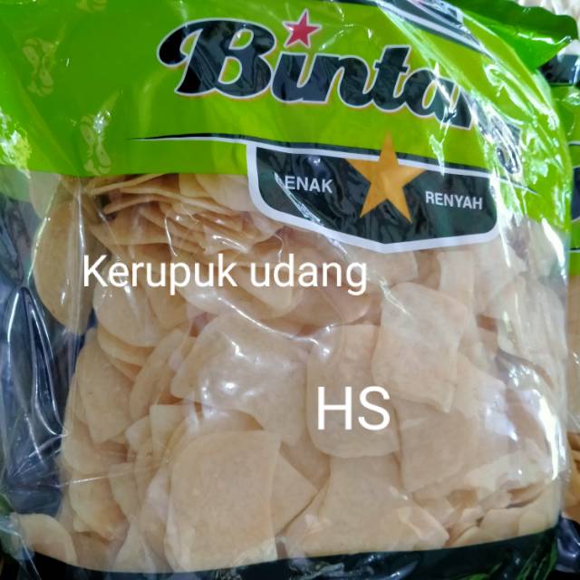 Kerupuk udang premium cap bintang 1 ball 5 kilo