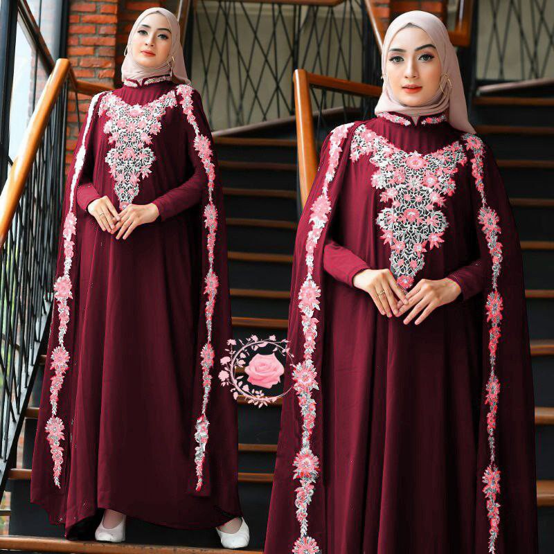 SETELAN DRESS FIT XXL KAFTAN BIDADARI / GOOD QUALITY LENGAN PANJANG