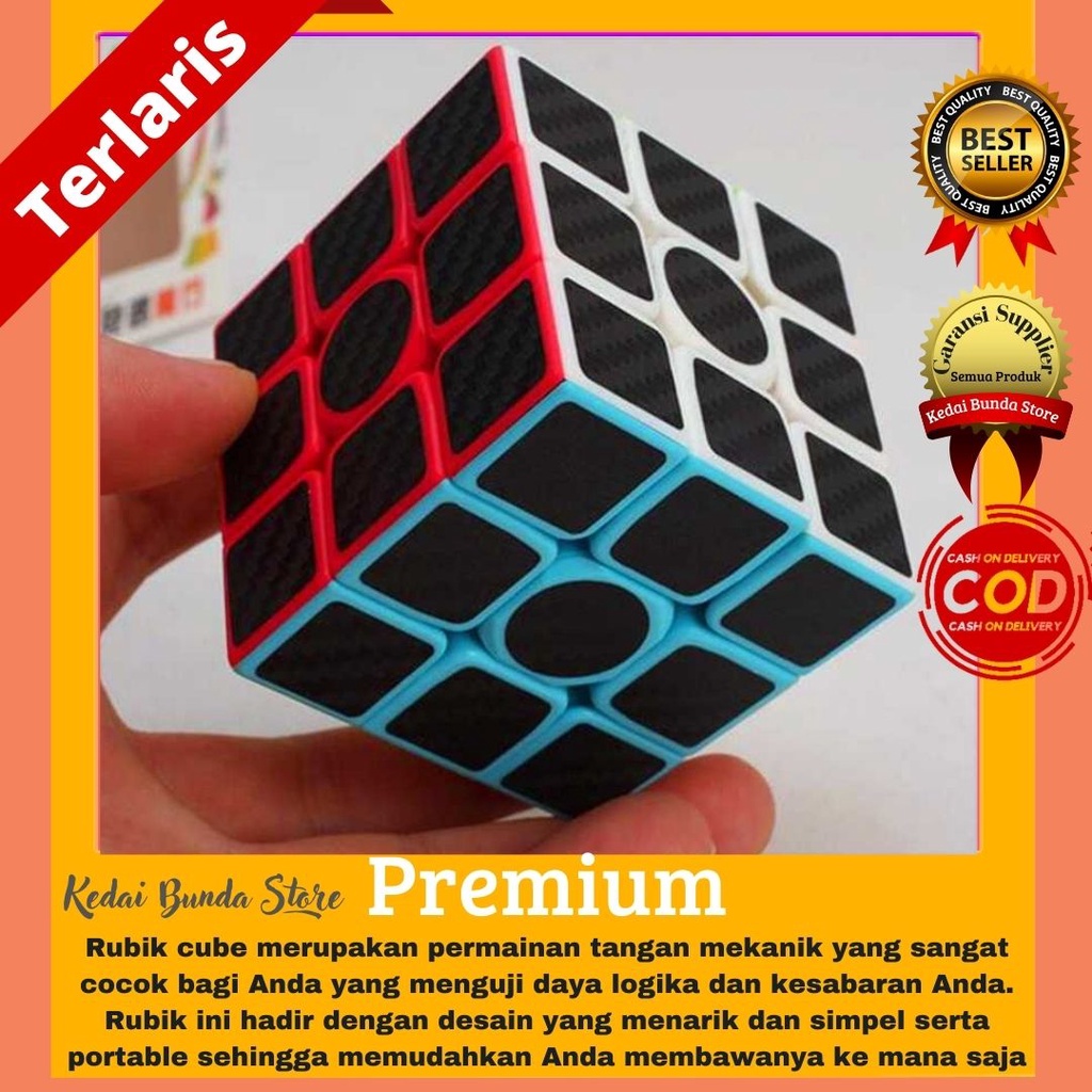 Rubik Magic Cube Magnetic 3 x 3 x 3 Licin Asli Original Murah Puzzle Premium